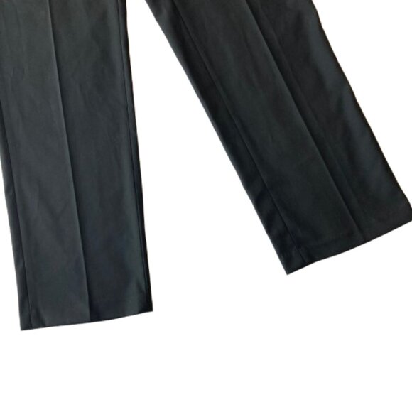 Haggar H26 Premium Stretch Suit Pant Tailored Fit 30x30 Black Shadow Check NWT - Picture 2 of 11